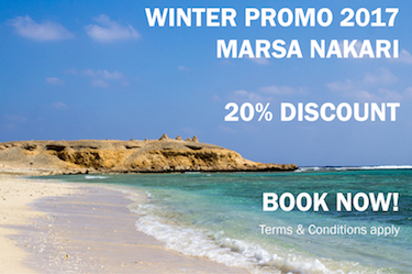Marsa Nakari reopening early - save 20% at the end of March!